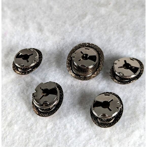 Vintage 5 oval buttoncovers  South Western 1-1 1/2. 4-1" EUC 90's - Picture 4 of 4